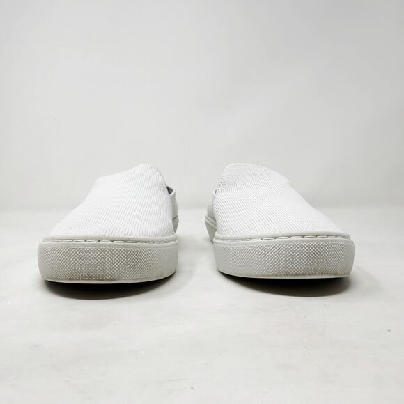 [Rothy's] Bright White The Original Slip-On Sneakers Washable Eco-Friendly Sz 7 - Picture 3 of 11